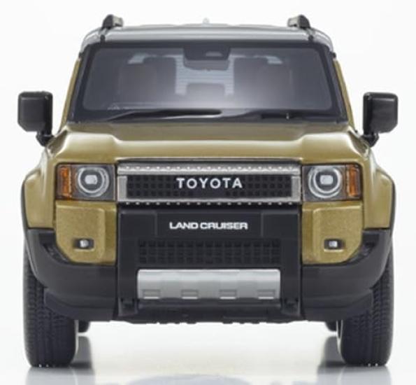 Kyosho Original Scale Toyota Land Cruiser 250 ZX First Edition Finished Product KS03927SG1 1/43 (Sand/Light Gray)