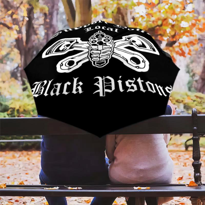 Skull Pistons Folding umbrella 8 paraphenoid bones Umbrella printing Sun umbrella light