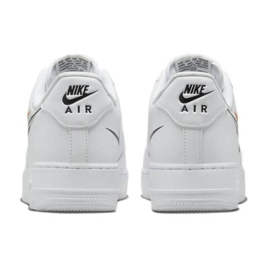 Nike Air Force 1 '07 Low Multi Swoosh - White Black - FN7807-100