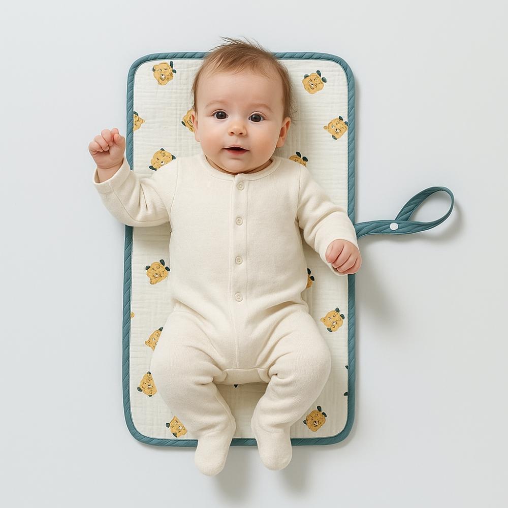 

Strong Absorbent Baby Diaper Changing Pad Breathable Baby Bed Pad Infant Diaper Mat Travel Style 4