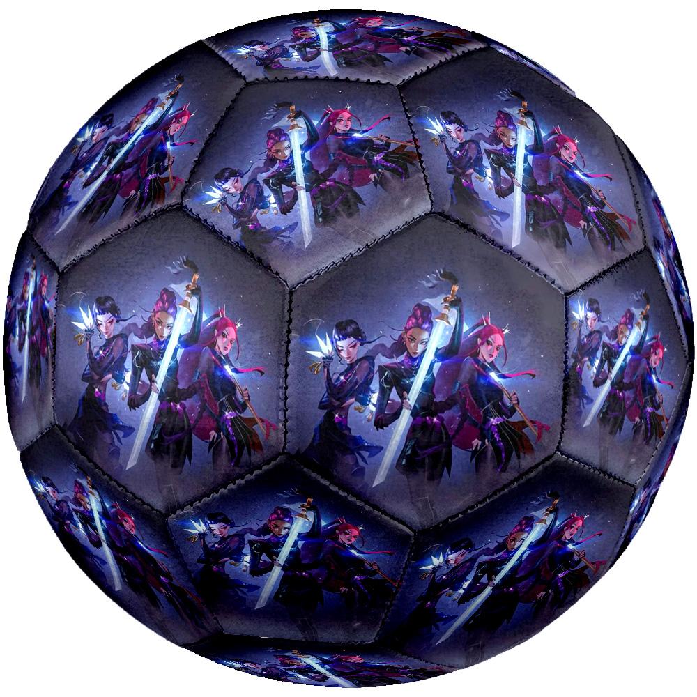 Pallone da Calcio K-pop Taglia 5 Calcio Cucito a Macchina Indoor/Outdoor Allenamento e Partite regalo perfetto per gli appassionati di sport
