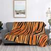 Bengalischer Tiger Tierdecken Weiche Warme Flanell-Kuscheldecke Plüsch für Bett Wohnzimmer Picknick Reise Zuhause Sofa