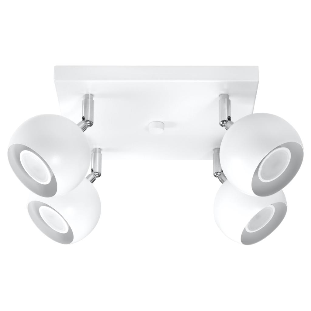 Plafon Oculare 4 Gu10 Biały Sollux Sl.0440