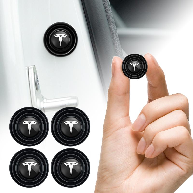 UBG4 Car Door Trunk Shock Absorbing Anti-Noise Sticker for Tesla Model 3 Highland 2023 Model S Model X Model Y