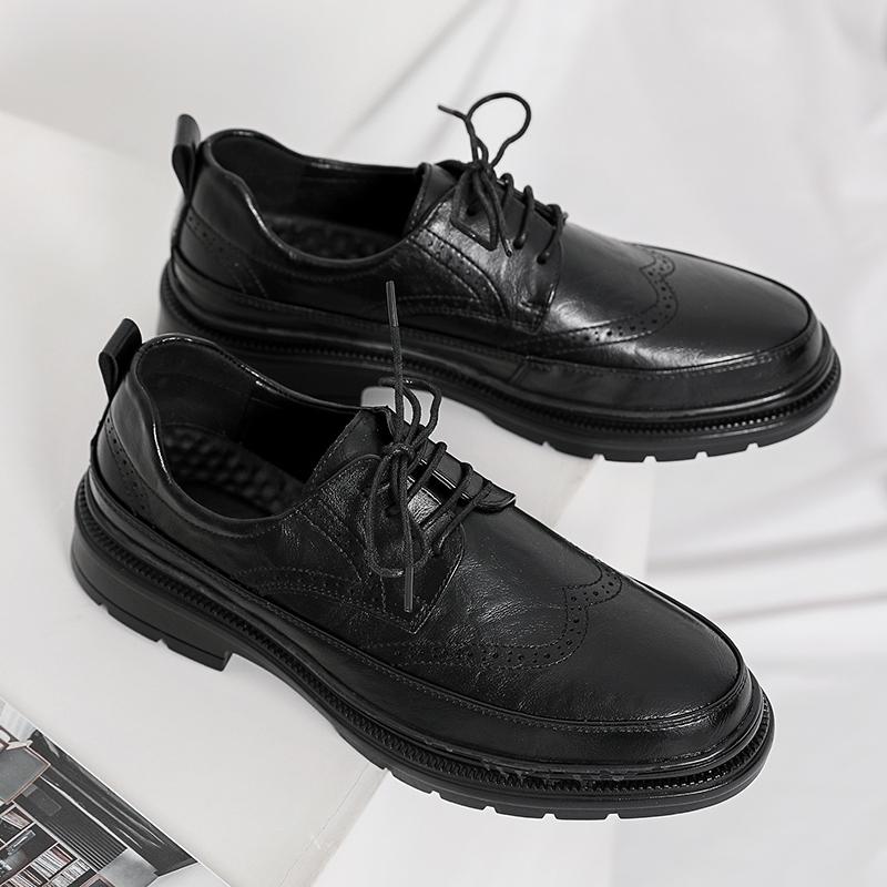 Hot Selling New Models Brogue Business Men's Shoes Trendy and Versatile Styles Wedding Office Outdoor Party Stroll Men's Shoes
