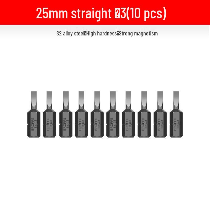 Compact Electric Screwdriver Bit Set: Phillips, Slotted, Torx, Hex, Strong Magnetic Power Drill, S2 Magnetic Bits.