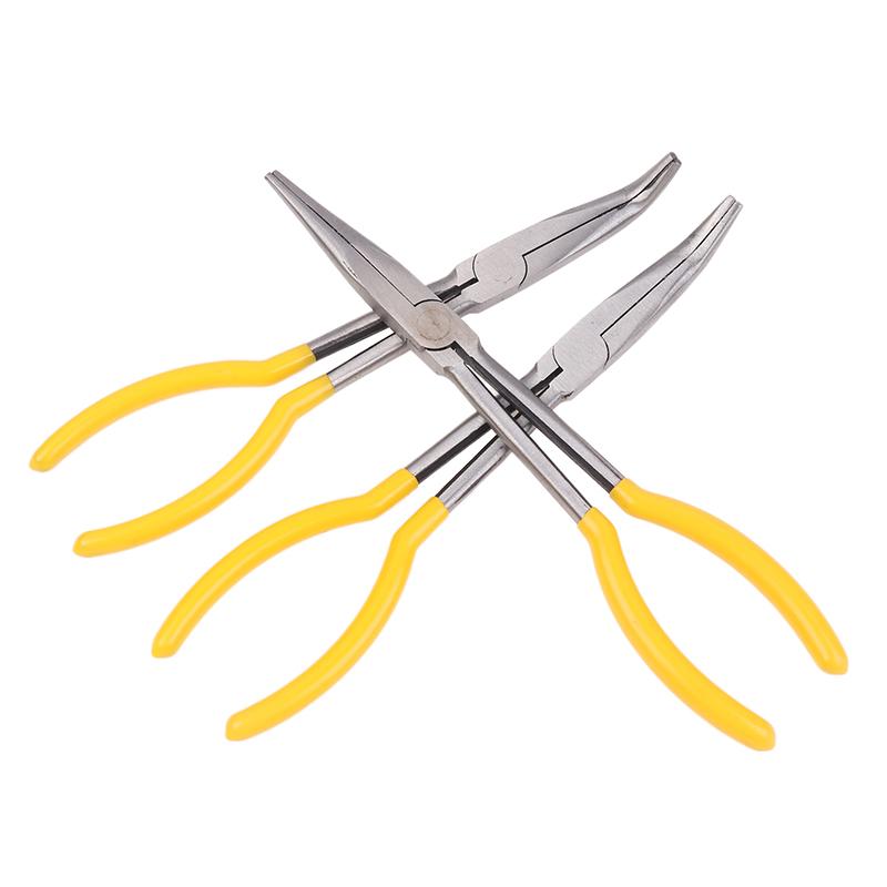 Premium Long Reach Spark Plug Pliers - Secure Ring Nose Design, Non-Slip Handles, Engine Maintenance Tool Efficient