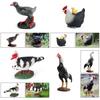 Kid Friendly Animal Model Set Realistic Chicken Duck Figures Decor Classroom