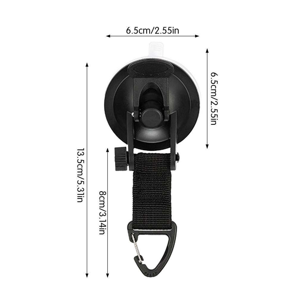 Heavy Duty Camping Suction Cup Adjustable Camping Suction Hook for Tents Hiking RV Windows