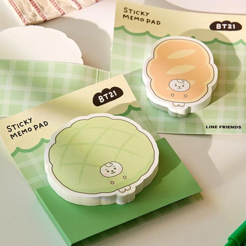 BT21 Baby Bakery Sticky Memo Pad (8 Options)