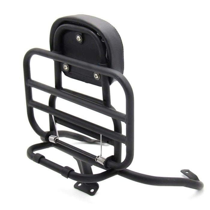 Portapacchi pieghevole per Vespa GTS 300 / 250 / 125 08-22 posteriore nero