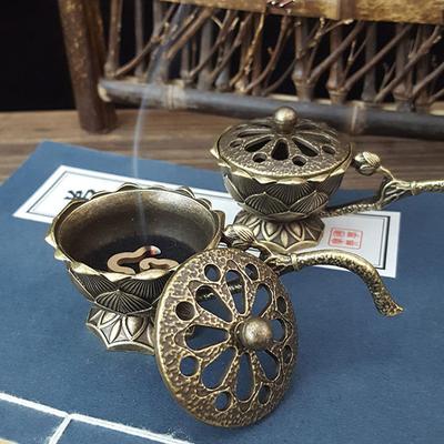 Handheld Lotus Incense Burner Creative