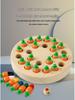 Children's Educational Carrot Mushroom Memory Chess Game: Enhances Focus & Parent-Child Interaction