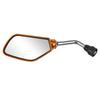 Motorcycle Mirrors, Universal M8 Motorcycle Rear View Side Mirrors With Adjustable Viewing Angle, Handlebar Mounting, Fits For Bike, Scooter, ATV, UTV