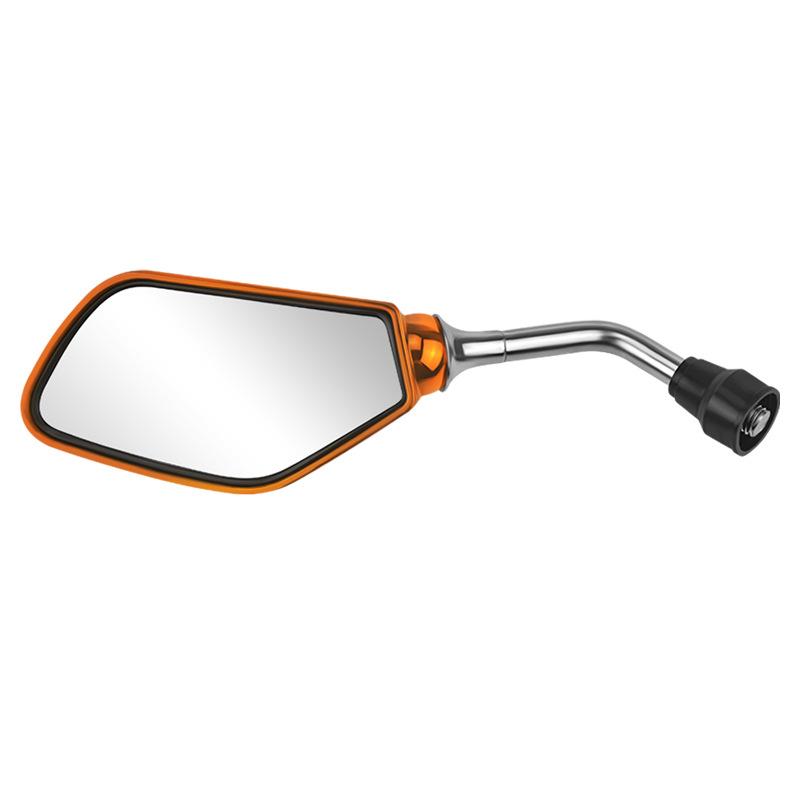 Motorcycle Mirrors, Universal M8 Motorcycle Rear View Side Mirrors With Adjustable Viewing Angle, Handlebar Mounting, Fits For Bike, Scooter, ATV, UTV