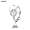 Tingxiang Versatile DIY S925 Sterling Silver Openable Ring Blanks - Multiple Styles
