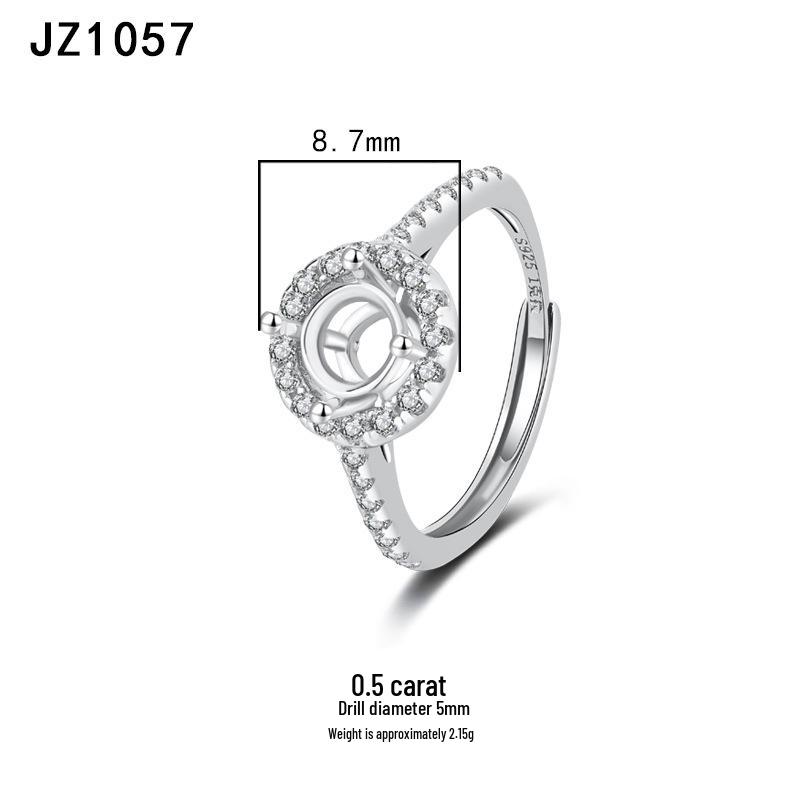 Tingxiang Versatile DIY S925 Sterling Silver Openable Ring Blanks - Multiple Styles