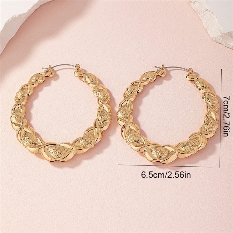 European And American Personality Exaggerated Creative Punk Earrings New Bohemian Style Hollow Earrings