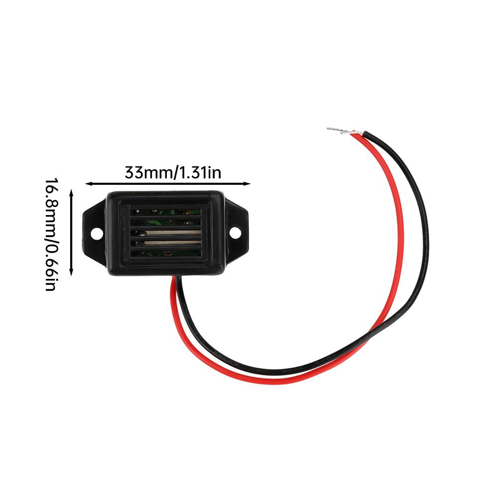 Alarm Buzzer DC 12V 85dB Mini Electronic Alarm Buzzers Constant Tone Active Mechanical Buzzer