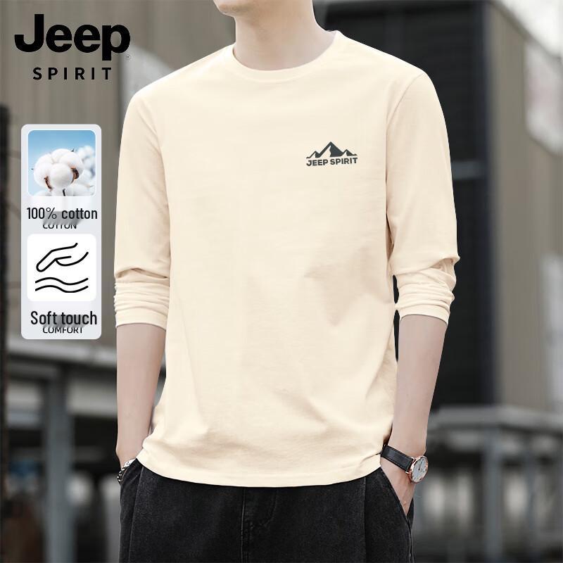 Мужская хлопковая футболка с длинным рукавом JEEP SPIRIT M