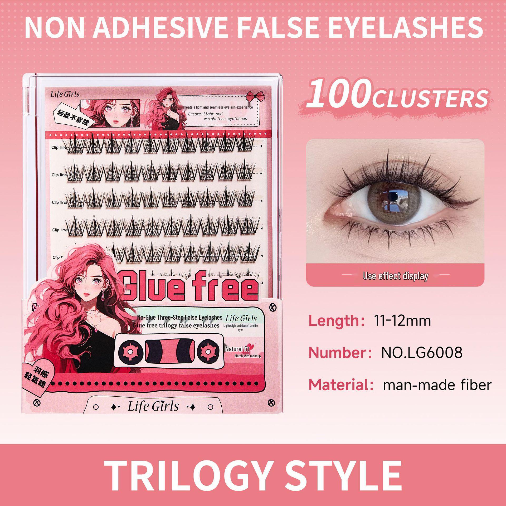 Self-Adhesive Sunflower Natural False Eyelashes