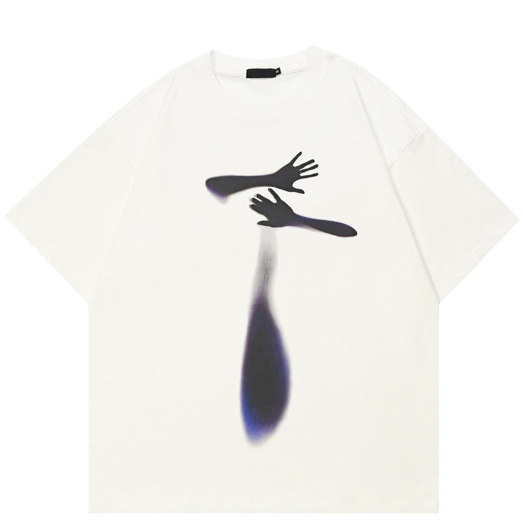 Streetwear Morsom Grafisk T-skjorte Bomulls-t-skjorte Unisex Topper Tees Sommer Kortermet T-skjorte