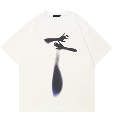 Streetwear Zabawny T-shirt z grafiką Bawełniany T-shirt Unisex Topy Koszulki Letnie Krótkie Rękawy T-shirt