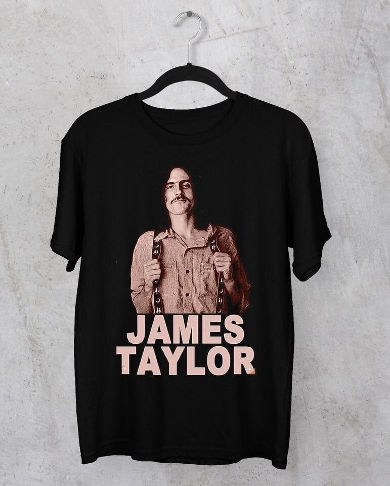 James Taylor poster black Unisex T-shirt Unisex T-Shirt XXL