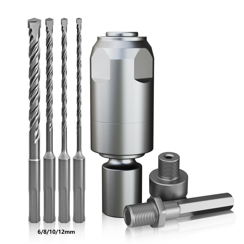 

For Impact Wrench to Electric Hammer Adapter with 1 2 Square Drive and Four Drill Bits for Construction and Automotive Tools China Mainland