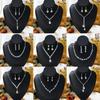 1 Set Of Fashionable And Simple Water Droplet Necklace, Earrings, Jewelry Set, Women's Wedding Banquet Party Daily Accessories