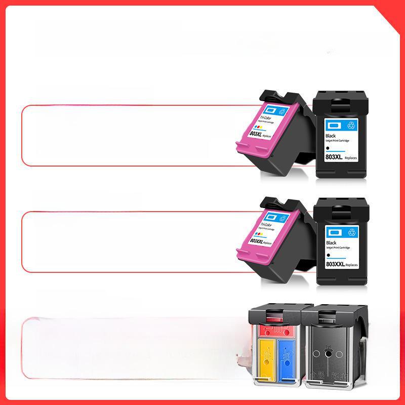 Compatibile con Cartucce d'Inchiostro HP 803 per Stampanti DeskJet: HP1112, 2132, 1110, 2130, 2621, 2623.
