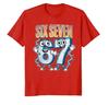Funny T Shirts Meme Funny 67 Costume Six Seven 67 Tshirt For Unisex Women Print Cotton Short Sleeve Casual Loose Tops