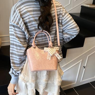 Today's Popular Small Bags for Women's Spring and Summer New Versatile Shoulder Messenger Bags Casual Bucket Bags