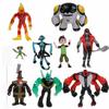 9 Pcs Lot Ben 10 Action Figure Play Set Toy Cake Topper Heatblast Four Toys Arms