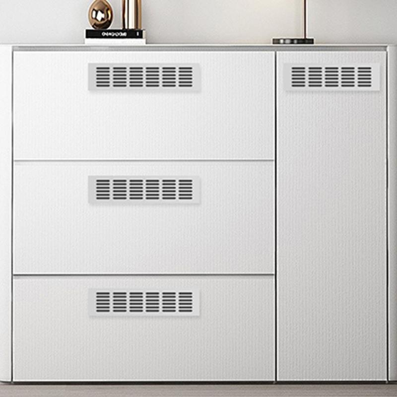 Aluminum Ventilation Grilles Airflows Vent Covers Strong Rustproof Double Side Airflows Grate 4pcs for Cabinets Wardrobes