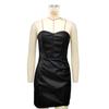2024 Autumn/Winter European & American Style Women's Tube Top PU Dress - Sexy, Fashionable Nightclub Outfit