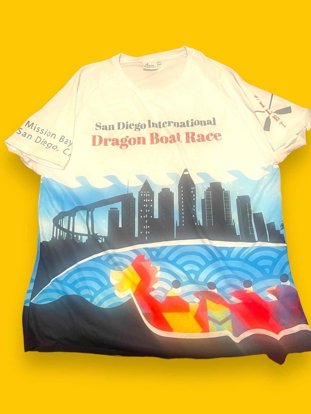 San Diego International Dragon Boat Race Mission Bay T-Shirt Size XXL Rare Tee S