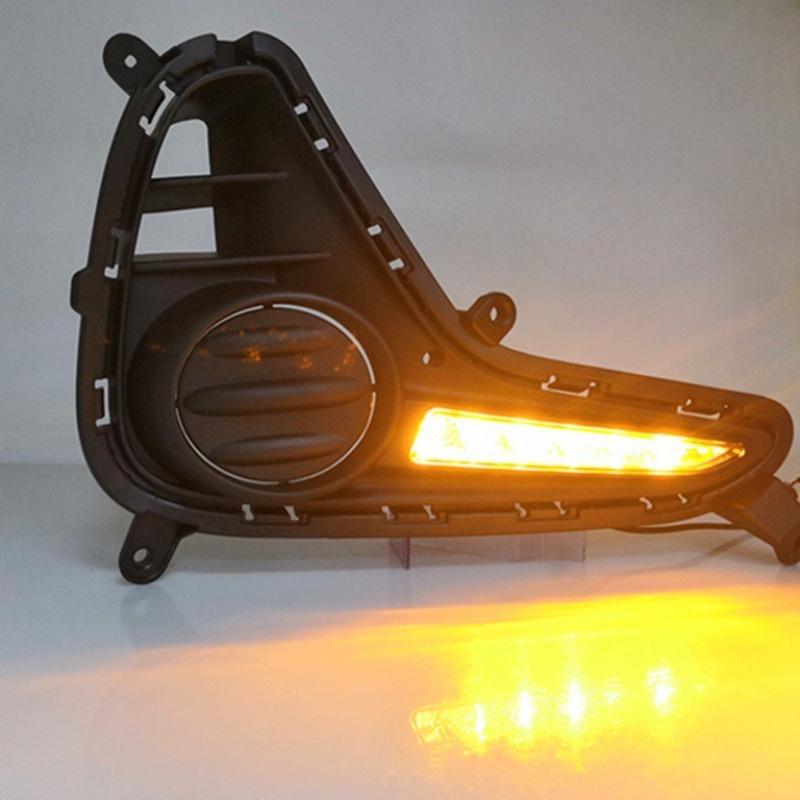 Daytime Running Lights for Hyundai i10: Fits 17-19 Models, Overseas Version