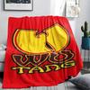 1 Pieza Manta de Franela con Estampado Wu-Tang Clan, Alta Calidad Para Todas las Estaciones, Decoración del Hogar, Calidez y Comodidad, Perfecta para Regalos de Navidad