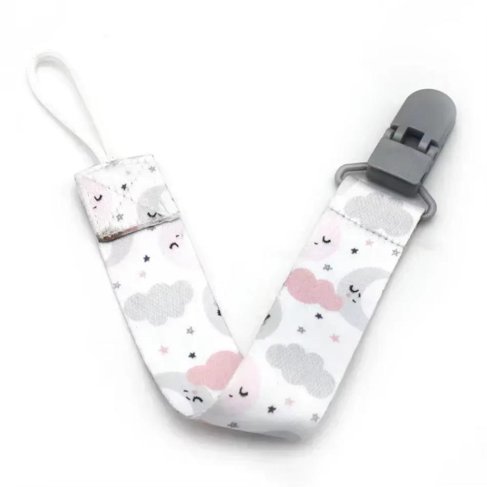 1PC New Baby Stroller Accessories Anti-Drop Hanger Belt Holder Toys Stroller Strap Fixed Print Pacifier Chain for Child