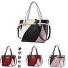 Elegant Pu Patchwork Leather Handbags For Women With Multifunctional Design