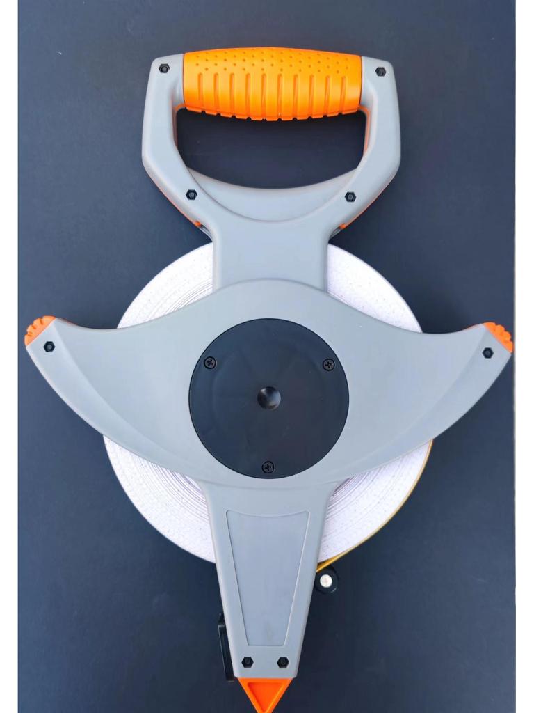 50m Handheld Nylon & Stainless Steel Fiber Tape Measure Ruler