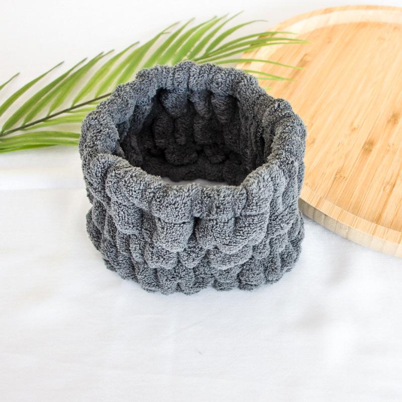 Face Wash Headband Makeup Single Circle Coral Velvet Hair Cover Sports Yoga Hair Accessory For Women