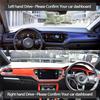 Hochwertige Leder-Instrumententafel-Schutzmatte und lichtdichte Matte für Volkswagen VW T-Roc 2017-20 Autostyling-Zubehör