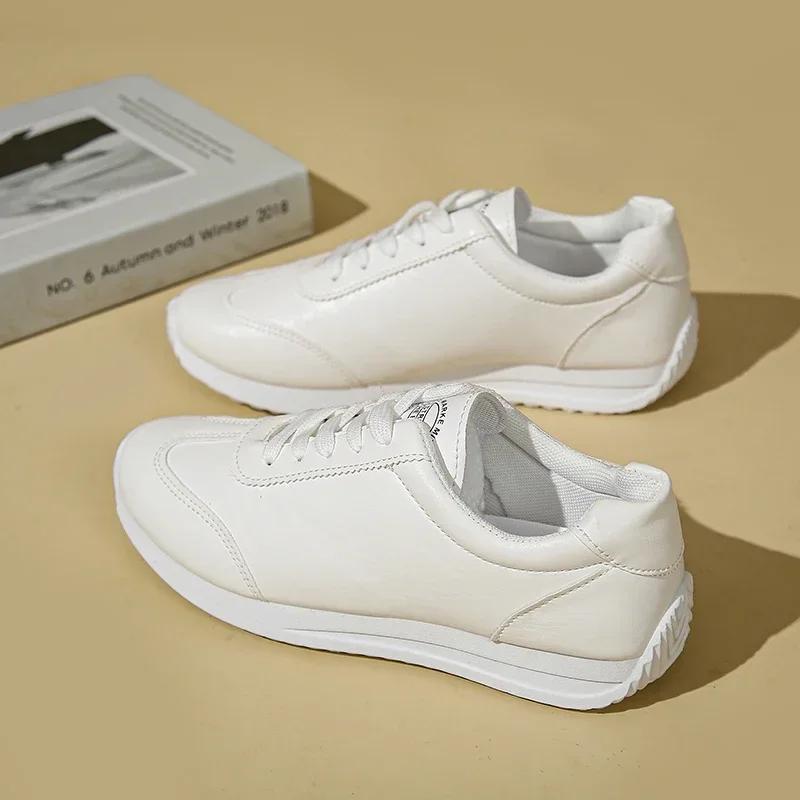 

2025 Модные брендовые дизайнерские кроссовки для мужчин и женщин Роскошные высококачественные туфли на платформе с толстой подошвой Дышащая повседневная обувь 35 белый