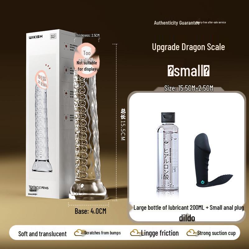 Deba Transparent Tentacle Crystal Anal Plug - Female Masturbator Adult Toy