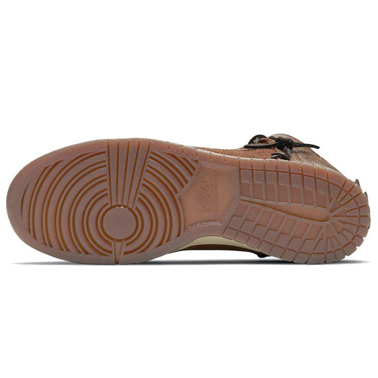 Bodega x Nike Dunk High Legend Unisex Sneakers Brown Fauna-Brown Rustic CZ8125-200
