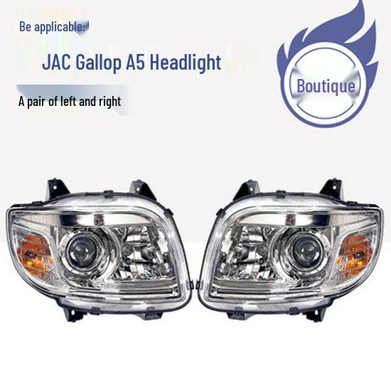 Compatible with JAC Gallop Swordsman, Gallop A Series (A3, A5) Headlight Assembly.