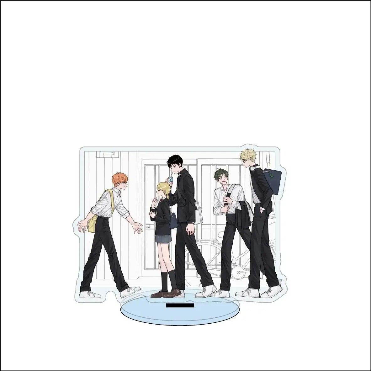 

Украшения для стола в стиле аниме Haikyuu!! Акриловая подставка, фигурка, модель, настольная тарелка, волейбол, экшн-фигурки для мальчиков, игрушки, аниме, занятия 16