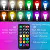 Lâmpada Recarregável USB Inteligente Luz Quente Lâmpada de Luz RGB E27 Lâmpadas LED Controle por Toque Dimerizável Sem Fio Lâmpada de Luz Decorativa Colorida